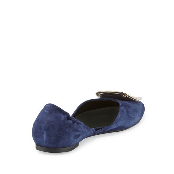 ROGER VIVIER Ballerine Chips Suede d'Orsay Flat - Picture 3 of 14